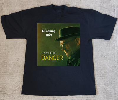 Breaking Bad I Am the Danger Black Cotton T Shirt Full Size S-5XL