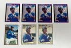 Lot of 7 ** 1989 KEN GRIFFEY JR Rookie cards Fleer x2, Donruss x4, Bowman