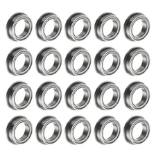 10pcs MF128ZZ Flanged Ball Bearing -[8mm x 12mm x 3.5mm]Gcr15 Flange Bearings P0