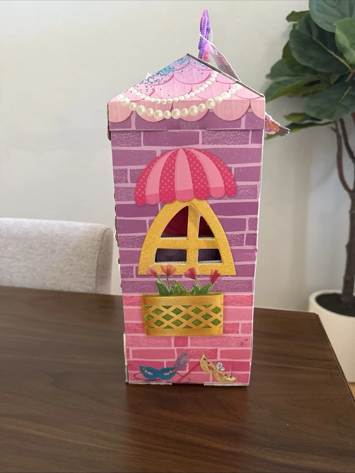 Lalaloopsy Silly Hair Doll Confetti Carnivale 13" Pink Cat Masquerade Ball New - Image 2 of 4