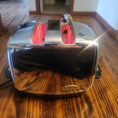 VTG 50s SUNBEAM CHROME T-35 RADIANT CONTROL AUTO DROP TOASTER-CLEAN, WORKS GREAT