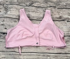 MASTHEAD Size XL- SOFT Elizabeth Pink Surgical Bra- Front Open Close Syle 042