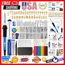 116pcs Wood Burning Kit, Professional Wood Burning Tool with Soldering, DIY C...