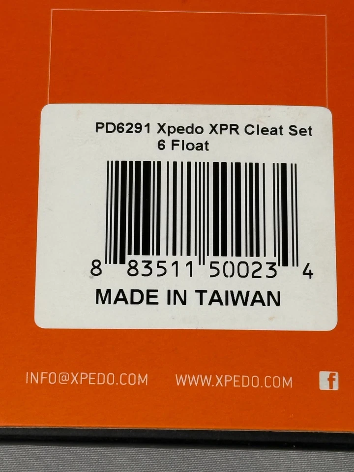 Juego de tacos Xpedo XPR para patrón de pernos de 3 orificios se adapta a tacos estilo Shimano SPD Foto 4 de 4