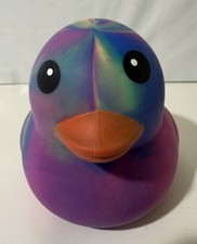Sunny Days Jumbo Squeezy Duck Tie-Dye Squishy Stress Relief Toy NEW Squeeezy