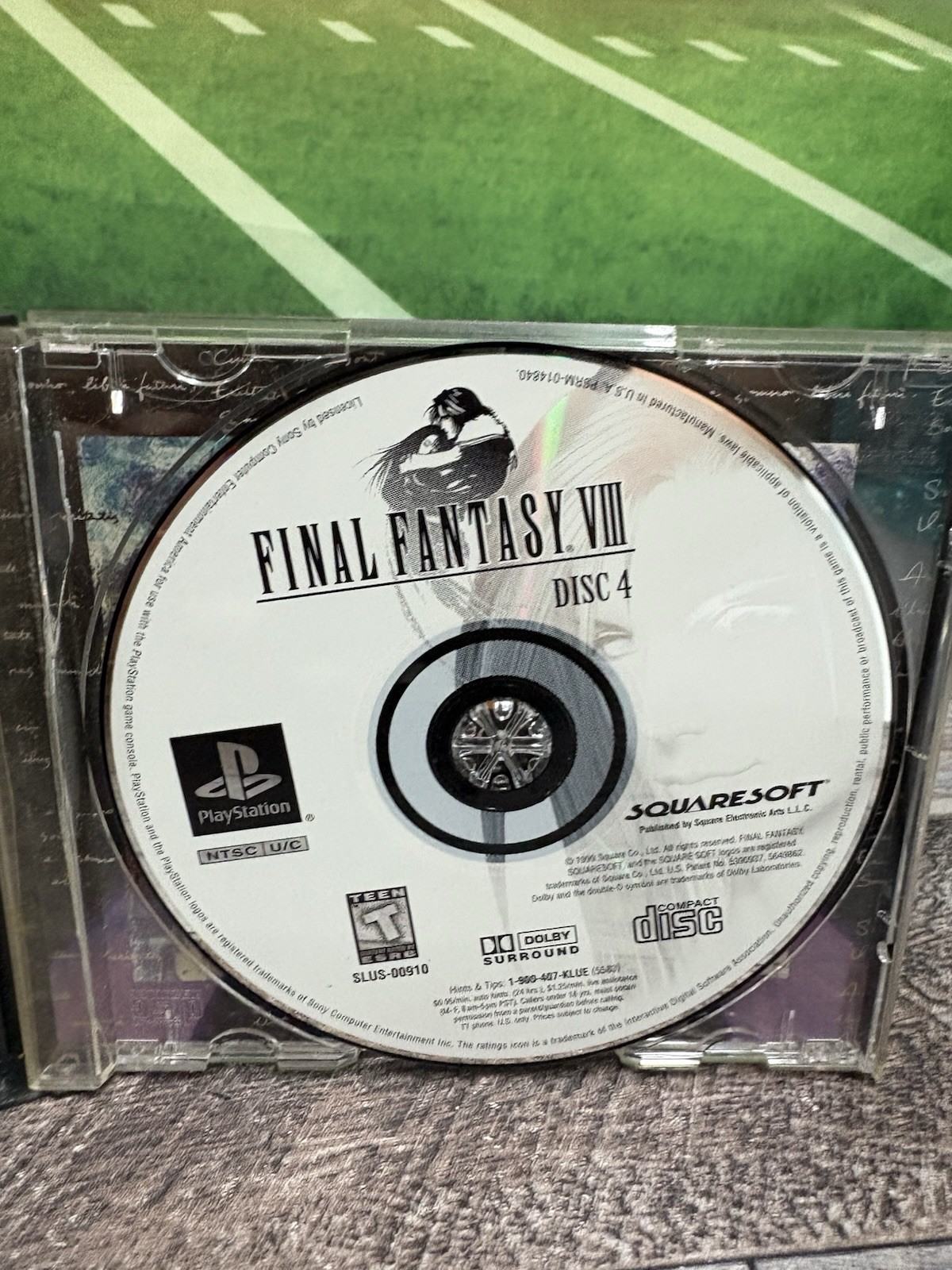 Final Fantasy VIII Sony PlayStation 1 PS1, 1999, Squaresoft, No manual