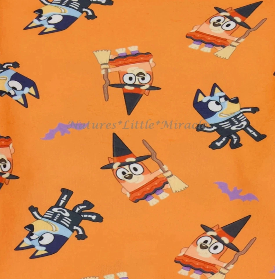 Azul Halloween Pijama Niños Niñas Talla 4 6 8 Niños Disney Perro Bingo Disfraz Nuevo con Etiquetas Foto 4 de 4