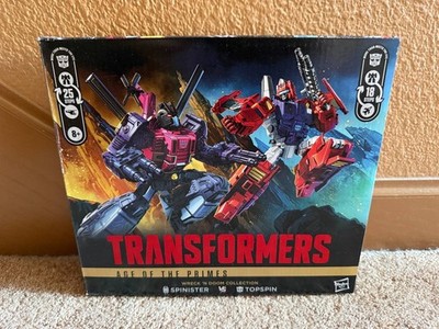 *NEW* SPINISTER & TOPSPIN Hasbro Transformers Wreck N Doom Collection - Deluxe C
