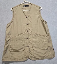 CONCEALED CARRY CLOTHIERS Mens XL Tactical Vest Khaki Utility Travel