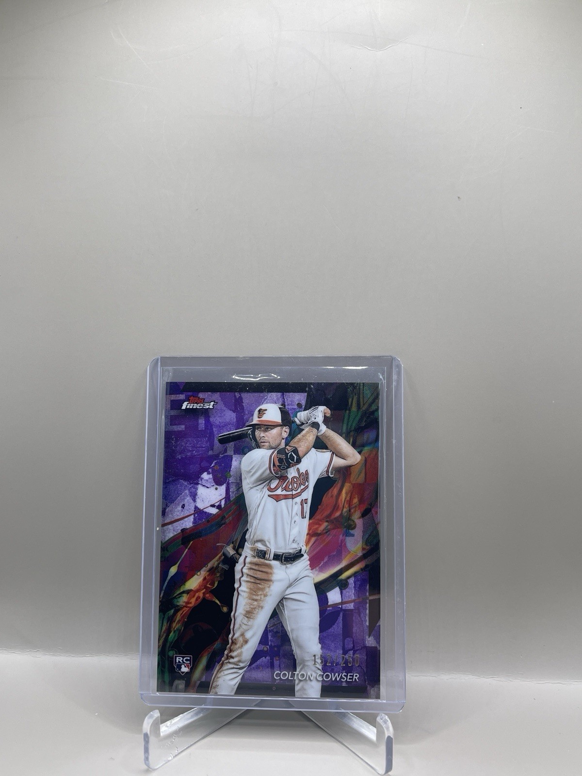 2024 Topps Finest Common Purple Refractor /250 Colton Cowser #79 Rookie RC