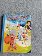 Vintage The David Hand Ginger Nutt Gift Book 1940s Animaland Characters