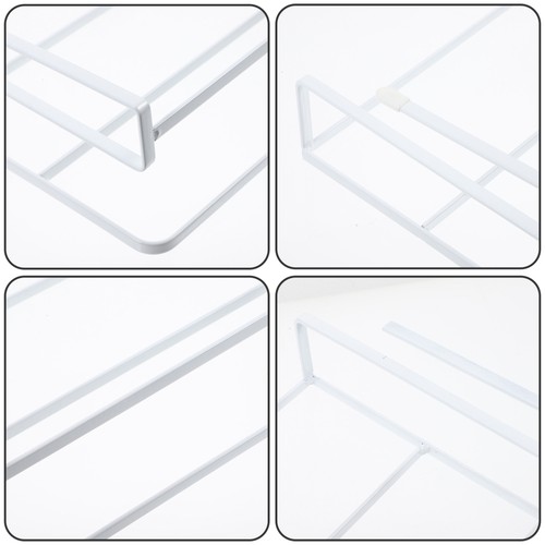 Book Storage Rack under Table Office Shelf White Desk Dorm - Afbeelding 7 van 12