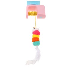 Interactive Cat Toys: Automatic Plastic Cat Teaser Retractable Hanging Indoor