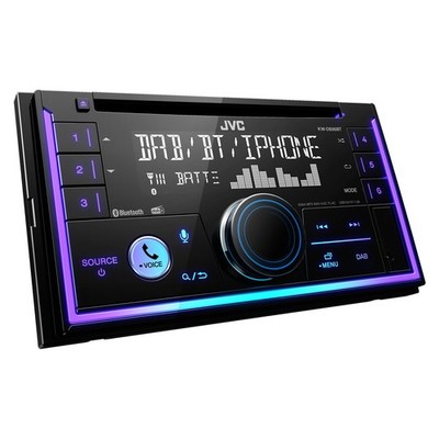 JVC 2-DIN KW-DB95BT Auto Radioset für SEAT Ibiza Typ 6L - 2002-2009