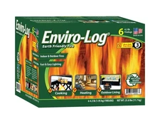 EnviroLog Indoor and Outdoor Fire Wood, 4.3 lb Firelogs, 6 Count