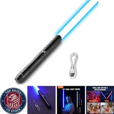 Durable 38-Inch Light Sword with 12 RGB Colors FX Sounds for Cosplay
