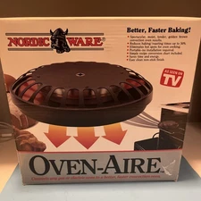 Vtg NORDIC WARE OVEN-AIRE Convection Oven FAN Baking Device Excellent Condition