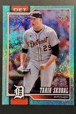 2026 Topps Series 1 Tarik Skubal #300 Aqua Rainbow Foil Detroit Tigers