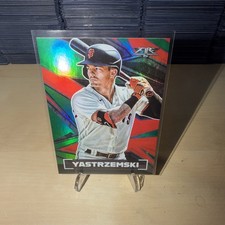 2021 Topps Fire Green /199 Mike Yastrzemski #122 0o3x
