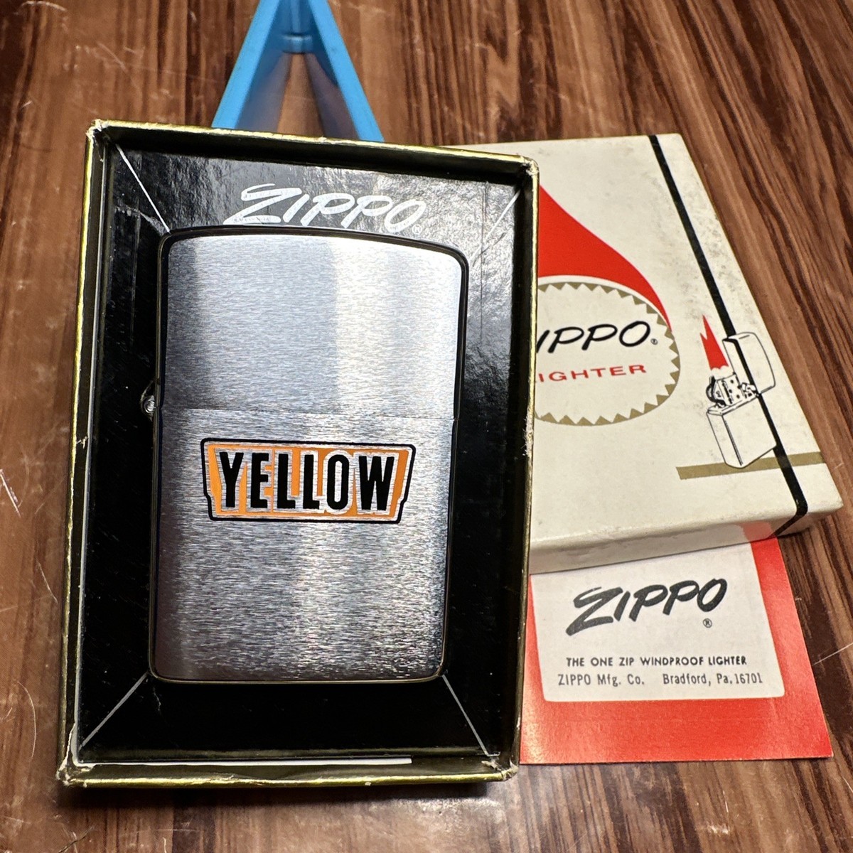 RARE Unused 1968 YELLOW Trucking Company Zippo Lighter | eBay