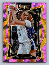 2025 Panini Select WNBA #10 Dearica Hamby Pink Ice Prizms