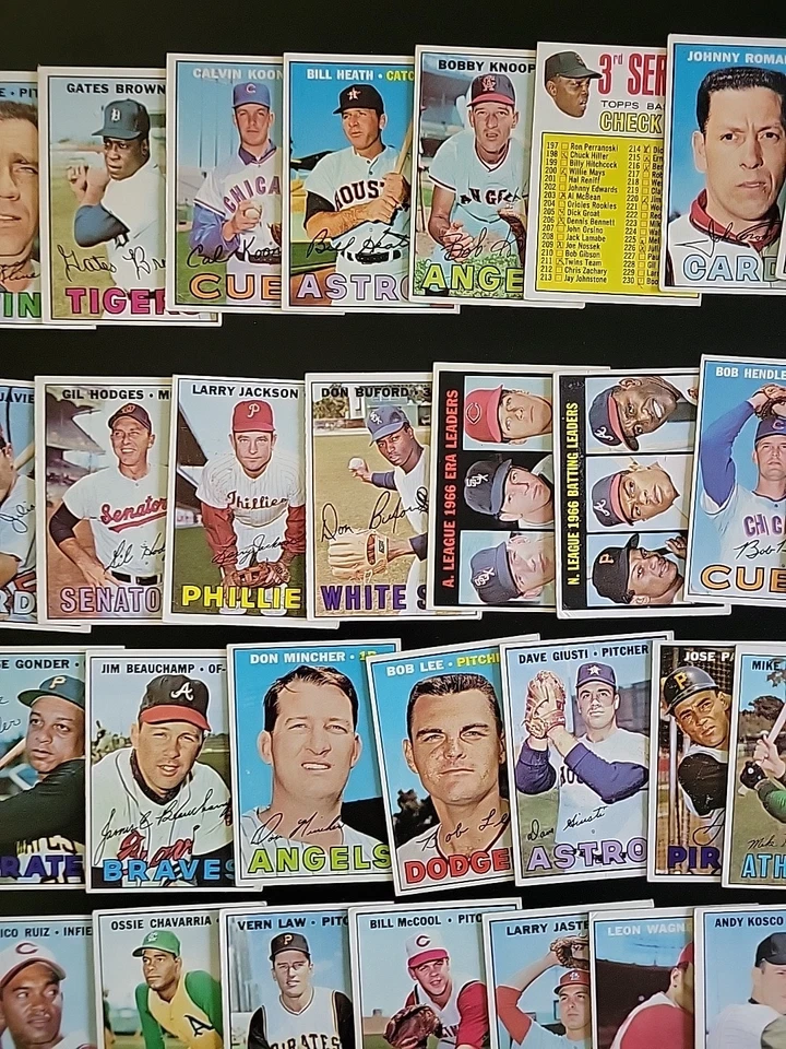 1967 Topps Baseball Card Lot - 50 Different - W/ Jack Hamilton and Steve Hargan - Image 3 of 4