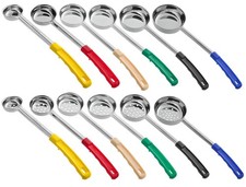 OCS Parts 12-Piece Stainless Steel Perforated and Solid Portion Spoons