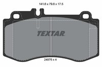 Bremsbelagsatz FÜR MERCEDES-BENZ E-KLASSE (W212) - Textar 2497601
