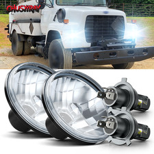 Round 7inch Chrome Led Headlight Projector For Ford Ln7000 Ln8000 Ln9000 Trucks Round 7inch Chrome Led Headlight Projector For Ford Ln7000 Ln8000 Ln9000 Trucks