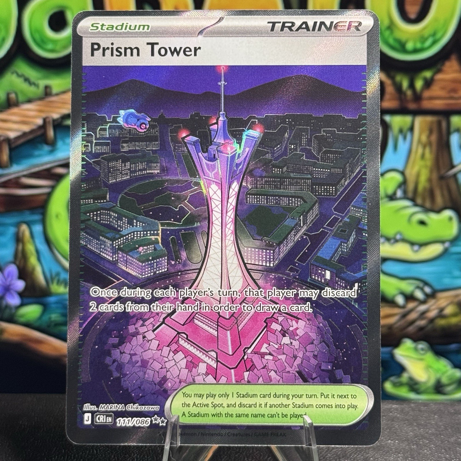 Prism Tower 111/086 Me04: Chaos Rising Holo