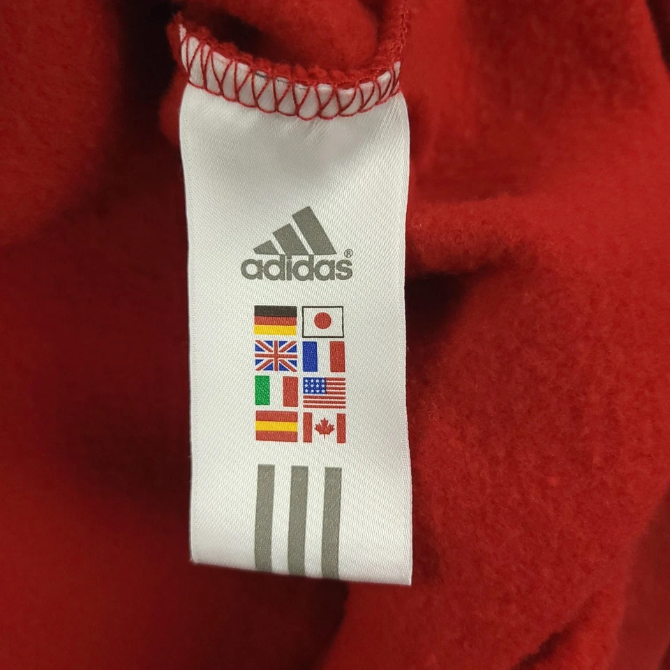 Moletom pulôver de beisebol Boston Red Sox masculino 2XL vermelho MLB Adidas - Imagem 3 de 4