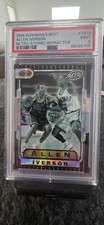 ALLEN IVERSON PSA 9 1996-97 BOWMAN'S BEST #TB13 RETRO ATOMIC REFRACTOR RC! 🔥🔥