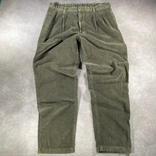 Vintage Cozy Olive Green Corduroy Pants
