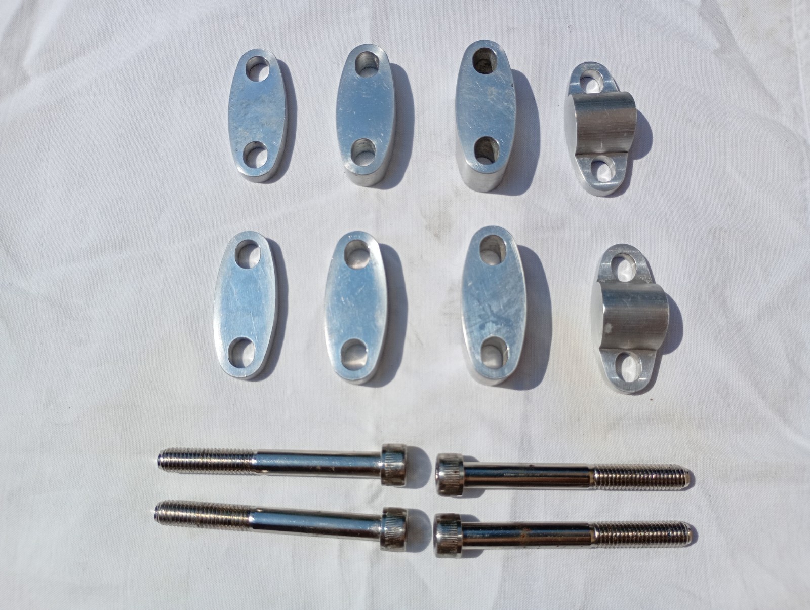 Kit Rialzo Manubrio Moto Cross diametro 22 mm