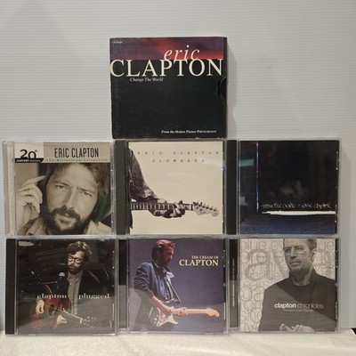 Eric Clapton - 7 CD LOT: Please see list of titles in description