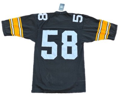 Vintage Sand-knit NFL Pittsburgh Steelers Jack Lambert 70s 80s