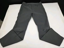 Eddie Bauer Rainer Mens Tech Pants  Gray Nylon Blend Straight 32/30 #8081