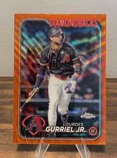 2024 Topps Chrome X Lourdes Gurriel Jr Orange Prizm Refractor /25 Diamondbacks