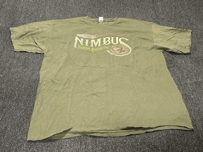 Harry Potter NIMBUS RACING BROOM CO T-shirt Extra Large Green Nimbus Wizard