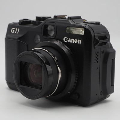 Canon PowerShot G11 3632B00 10MP Compact Digital Camera - Black
