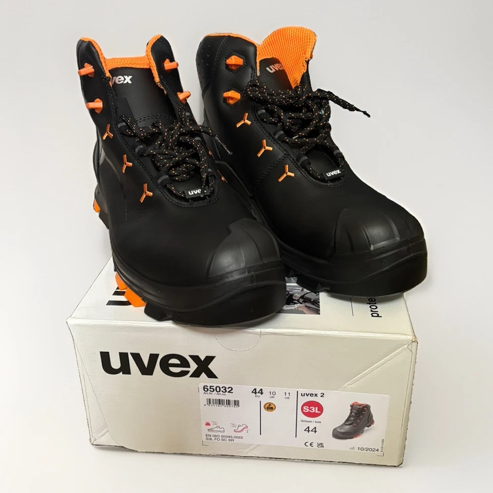 Uvex 2 S3 Safety Boots Size UK 10 / EU 44 - Image 1 of 4