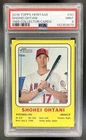 2018 Topps Heritage Shohei Ohtani 1969 Collector Cards RC #69CC-SO PSA 9