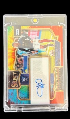 2022/23 Panini Select FIFA Kylian Mbappe /15 Auto Tie-Dye