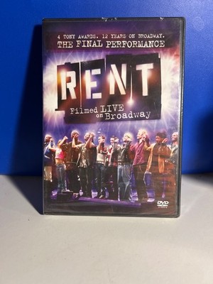 Rent: Filmed Live on Broadway (DVD, 2008) for sale online | eBay