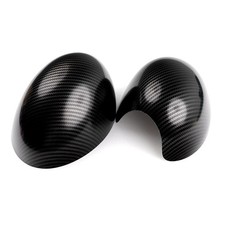 Paar Carbon Optik Elektrisch Spiegelkappen F&uuml;r MINI Cooper R50 R52 R53 2000-2008