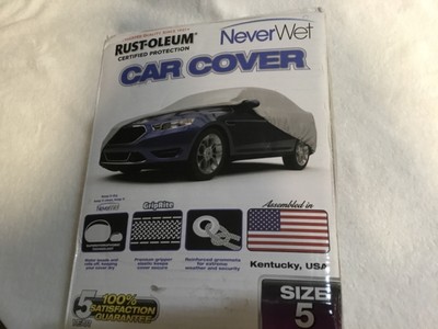 Budge NW-5 Rust-Oleum Never Wet Grey Car Cover | eBay