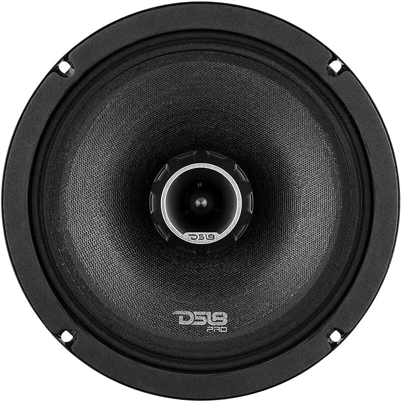 DS18 PRO-ZT8 8 inch 2-Way Mid-Range Speakers Black Built-in Bullet