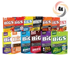 4x Bigs Variety Flavors Sunflower Seed Bags 5.35oz ( Mix & Match Flavors! )