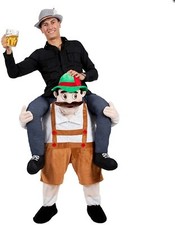 Halloween Costume Oktoberfest Bavarian Beer Guy Ride On Carry Me Mascot