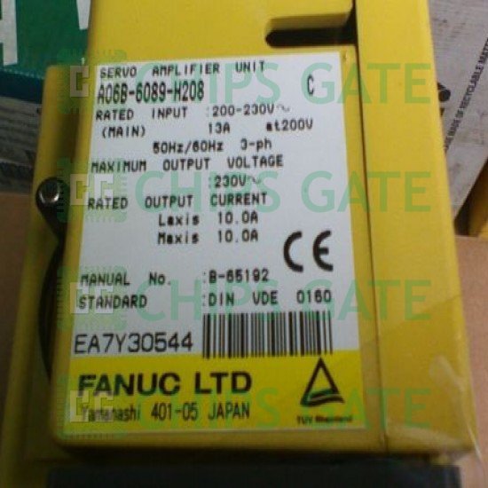 1PCS Used Fanuc A06B-6089-H208 Servo Amplifier In Good 1PCS Used Fanuc A06B-6089-H208 Servo Amplifier In Good